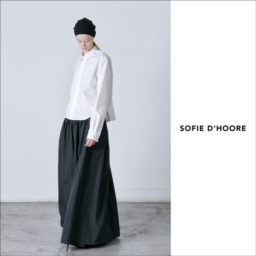 SOFIE D’HOORE / 新作アイテム入荷 “long slv shirt with hidden botton placket”and more