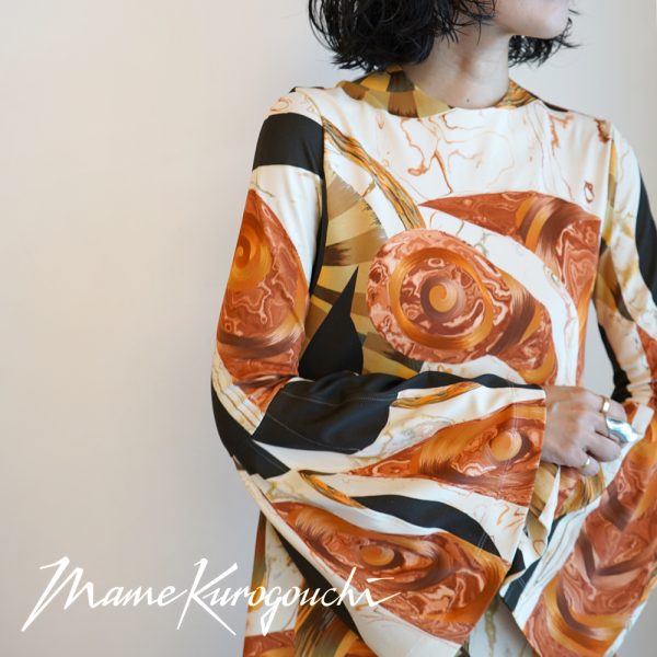 Mame Kurogouchi ​/ 新作アイテム入荷 “Marble Print I-Line Jersey Dress”and more