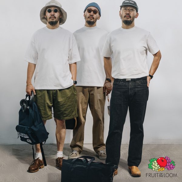 FRUIT OF THE LOOM / 新作アイテム入荷 “Personal Fit 3P PACK T HEAVY(金子恵治コラボ)”