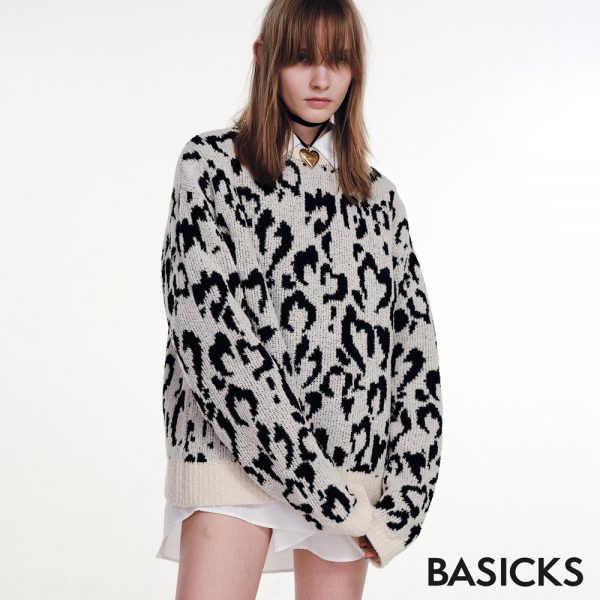 BASICKS / 新作アイテム入荷 “Heart Leopard Knit”