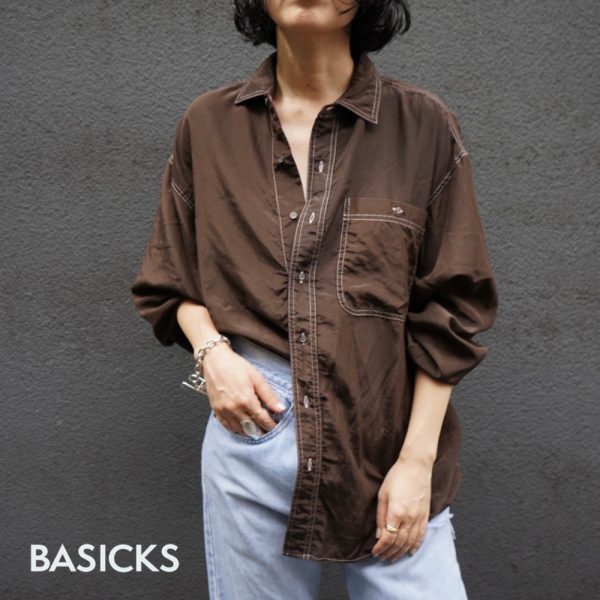 BASICKS / 新作アイテム入荷 “×greenroom Pigment Boyfriend＆Girlfriend Shirt”