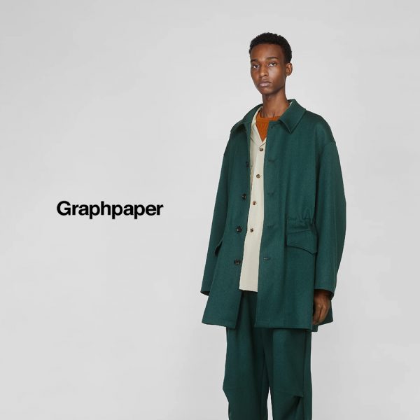 Graphpaper / 新作アイテム入荷 “Back Twill Satin Coat” and more
