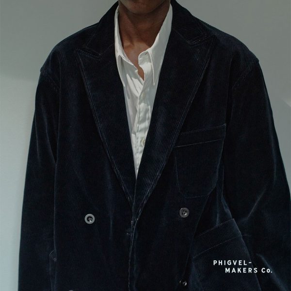 PHIGVEL / 新作アイテム入荷 “Corduroy Double-Breasted Jacket” and more