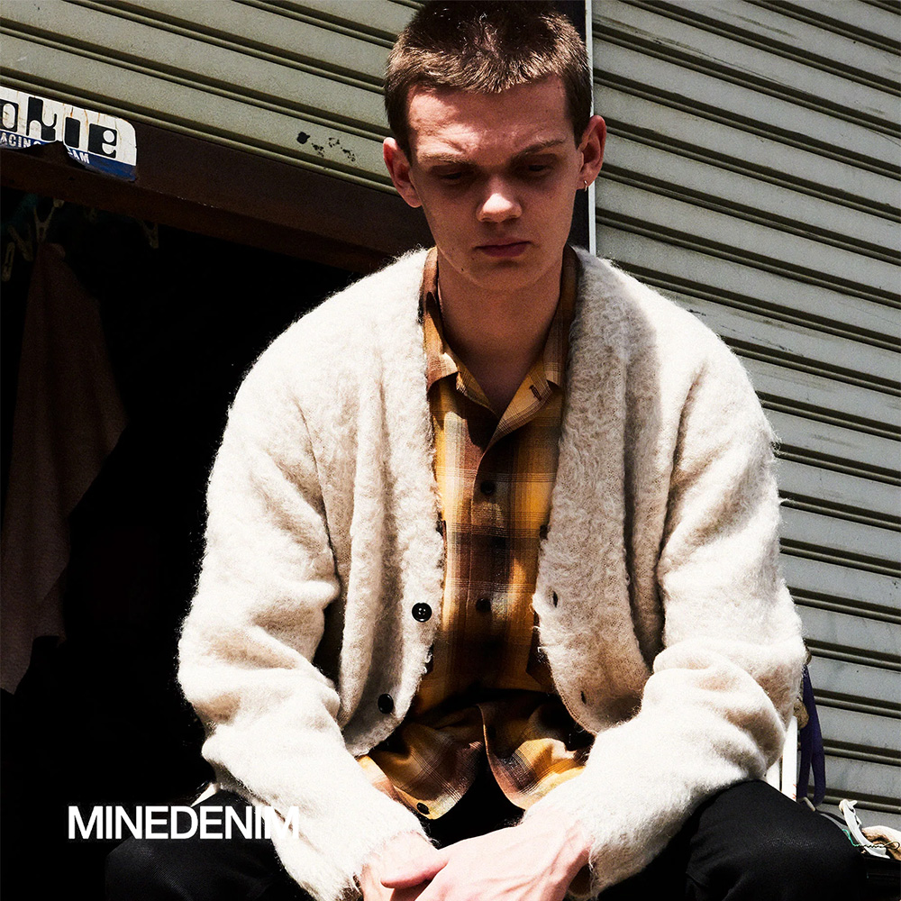MINEDENIM / 新作アイテム入荷 “Shaggy Mohair Knit Cardigan” and