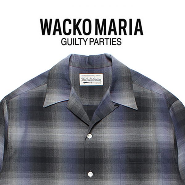 WACKO MARIA / 新作アイテム入荷 “OMBLE CHECK OPEN COLLAR SHIRT L/S (TYPE-2)”