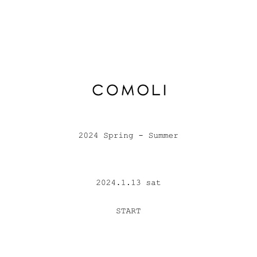 COMOLI  24SS