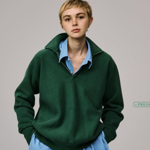 A.PRESSE / 新作アイテム入荷 “Vintage Half Zip Sweat Shirt” and more