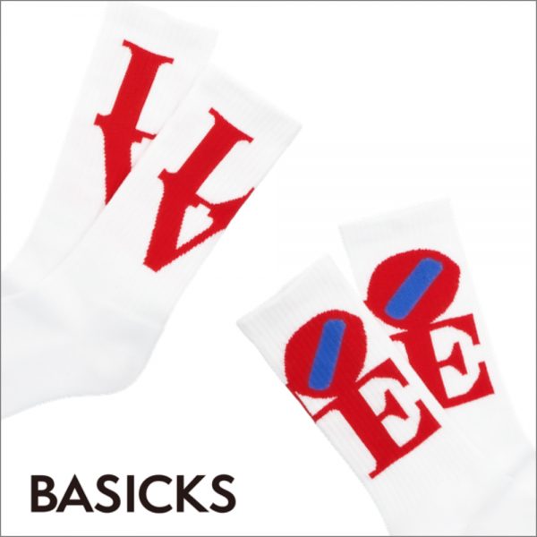 BASICKS / 新作入荷”Love Socks”and more