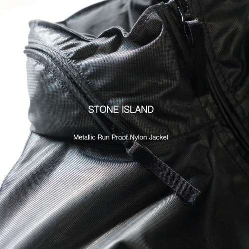 STONE ISLAND  “Metallic Run Proof Nylon Jacket”