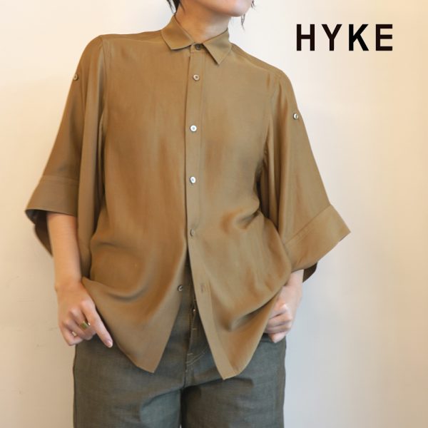 HYKE / 新作アイテム入荷 ”SHEER TWILL BELL-SLEEVE DRESS”and more