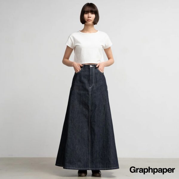 Graphpaper(WOMENS) / 新作アイテム入荷 “Selvage Denim Skirt” and more ﻿