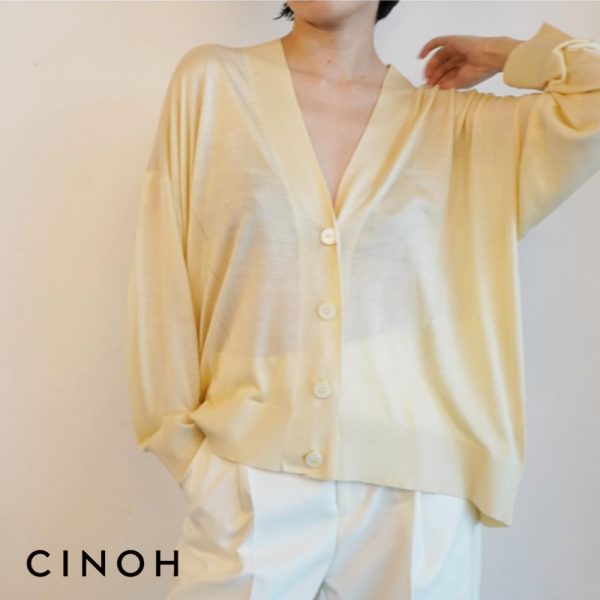 CINOH ​/ 新作アイテム入荷 “SILK OVERSIZE CARDIGAN”and more