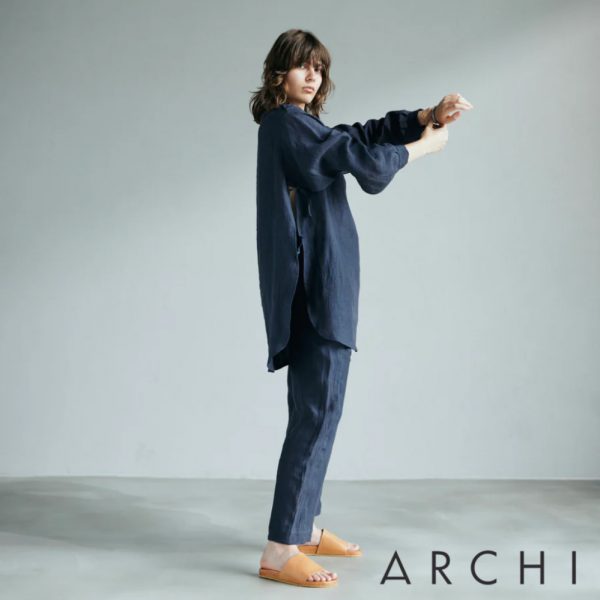 ARCHI / 新作アイテム入荷 “LINEN SIDE OPEN SHIRT”and more