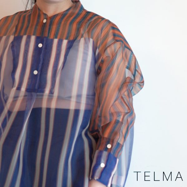 TELMA ​/ 新作アイテム入荷 “Printed Sheer Pullover”and more