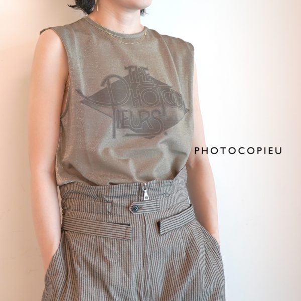 PHOTOCOPIEU ​/ 新作アイテム入荷 “GRAPHIC-PRINT SLEEVELESS TOP”