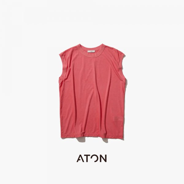 ATON / 新作アイテム入荷 “GARMENT DYED 60 FRESCA BOYS FIT NO-SLEEVE”