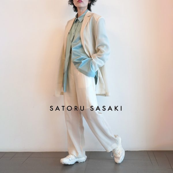 SATORU SASAKI/ 新作アイテム入荷 “JACQARD WARP SKIRT” and more