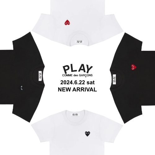 PLAY COMMEdesGARCONS 2024.6.22 sat New Arrival