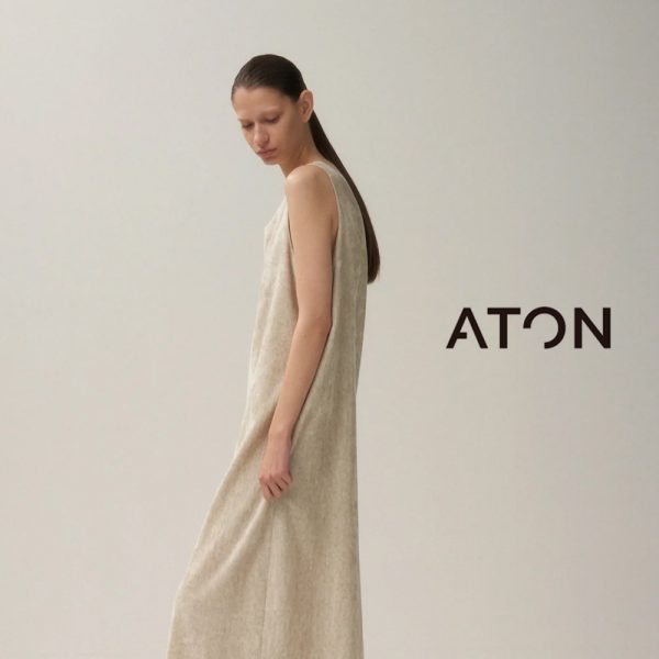 ATON / 新作アイテム入荷 “LINENVELVET TANK TOP DRESS”andmore